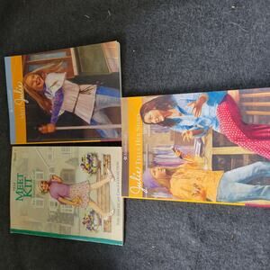 3 American Girl Doll Books Meet Julie Albright,Julie Tells Her Story, Met Kit